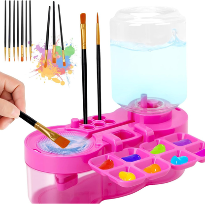Kit Limpia Pinceles Automático 6 en 1